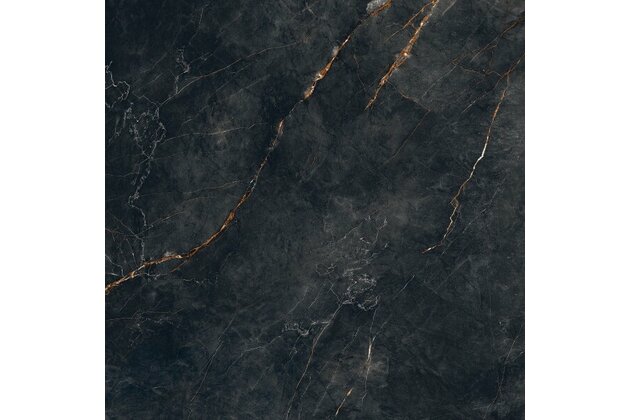 Dlažba Tubadzin Shinestone black mat rektifikovaná 120x120