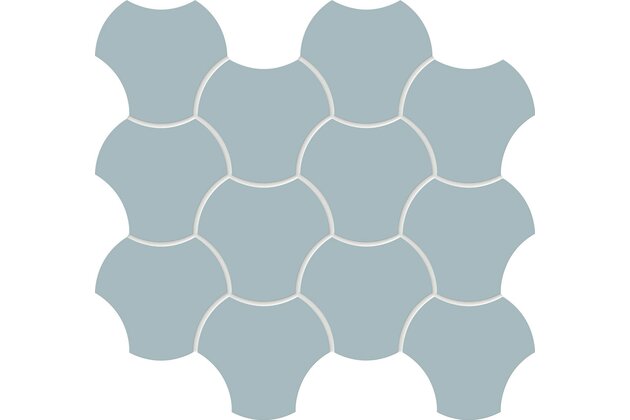 Mozaika Tubadzin Cielo e Terra blu up down 1 mat rektifikovaná 30x34