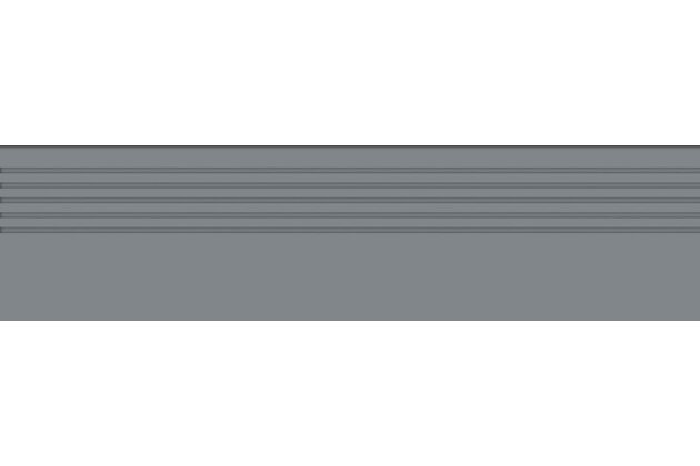 Schodovka Tubadzin Cielo e Terra grafite mat rektifikovaná 30x120