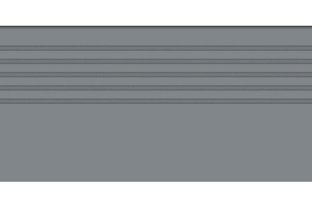 Schodovka Tubadzin Cielo e Terra grafite mat rektifikovaná 30x60