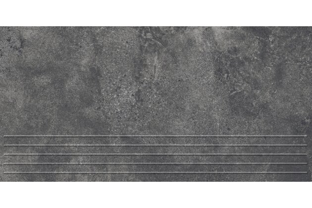 Schodovka Tubadzin Infinity anthrazite mat rektifikovaná 30x60