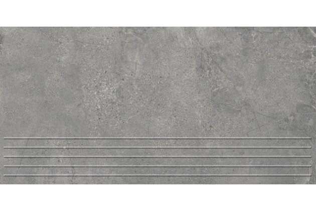 Schodovka Tubadzin Infinity light grey mat rektifikovaná 30x60