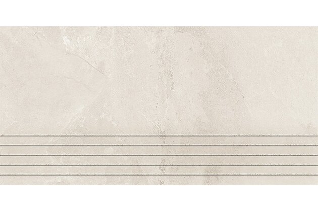 Schodovka Tubadzin Grand Cave ivory mat rektifikovaná 30x60