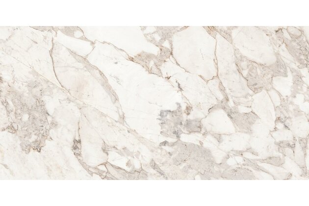 Dlažba Tubadzin Crema Marfil white struktura mat rektifikovaná 60x120