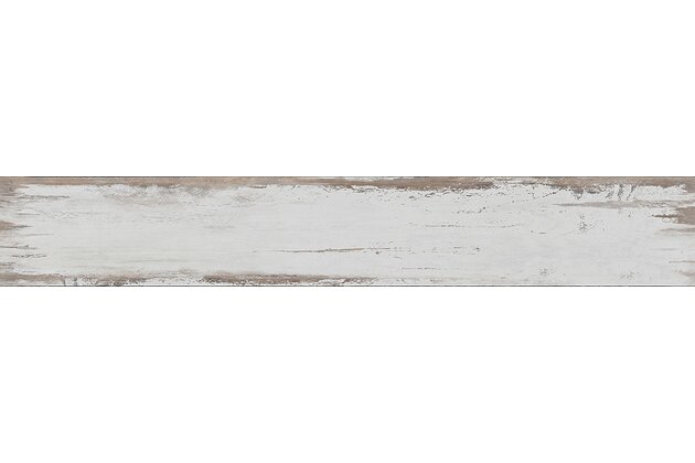 Dlažba Tubadzin Holiday Wood white struktura mat rektifikovaná 19x120