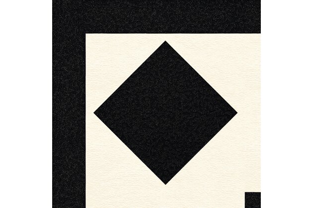 Listela Arté Senza black roh mat rektifikovaná 15x15