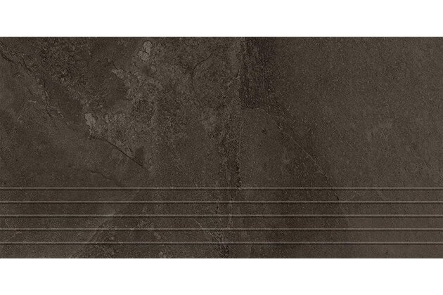 Schodovka Tubadzin Grand Cave brown mat rektifikovaná 30x60