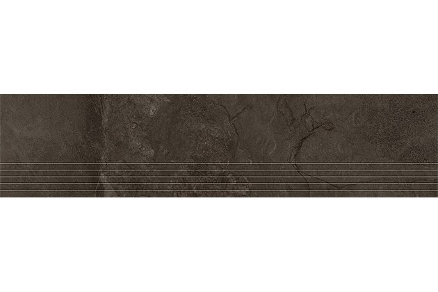 Schodovka Tubadzin Grand Cave brown mat rektifikovaná 30x120