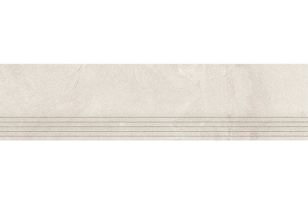 Schodovka Tubadzin Grand Cave ivory mat rektifikovaná 30x120
