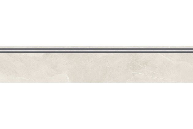 Schodovka Tubadzin Grand Cave white Care struktura mat rektifikovaná 30x160