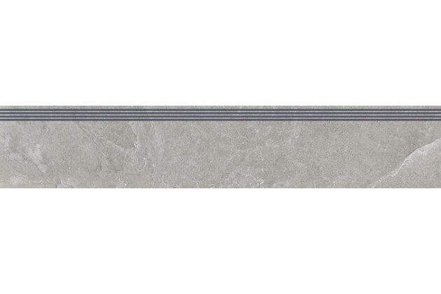 Schodovka Tubadzin Grand Cave grey Care struktura mat rektifikovaná 30x160