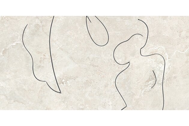 Dekor Tubadzin Teri Soft Line B struktura pololesk rektifikovaný 60x120