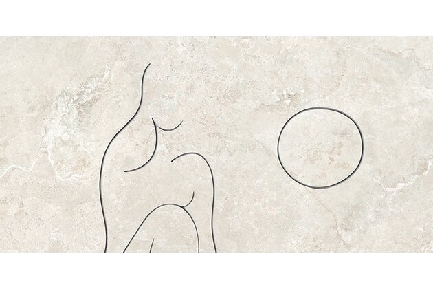 Dekor Tubadzin Teri Soft Line E struktura pololesk rektifikovaný 60x120