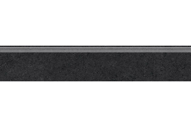 Schodovka Tubadzin Zimba black Care struktura mat rektifikovaná 30x160