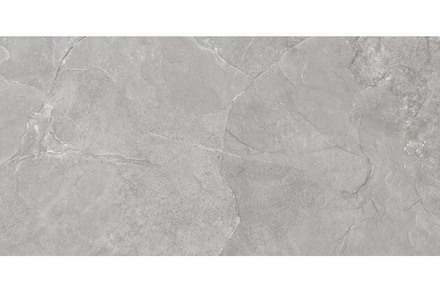 Dlažba Tubadzin Grand Cave grey struktura mat rektifikovaná 80x160