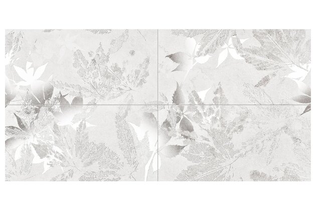 Dekor Tubadzin Efemera leaves 4 prvky lesk rektifikovaný 60x120