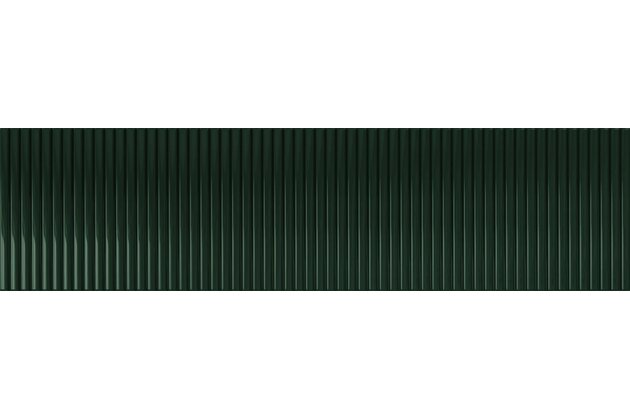 Obklad Tubadzin Groove green 1 struktura lesk 8x30