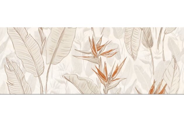 Dekor Arté Crude flower 2 prvky  lesk rektifikovaný 66x90