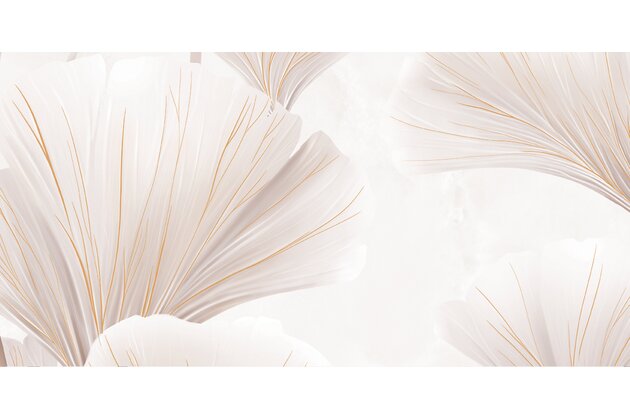 Dekor Tubadzin Albiano leaves right B lesk rektifikovaný 60x120