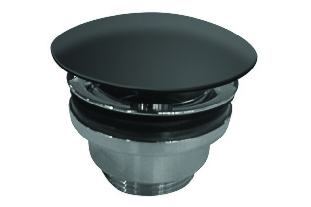 Výpusť 9916NEMT umyv černá matná s keram zátkou