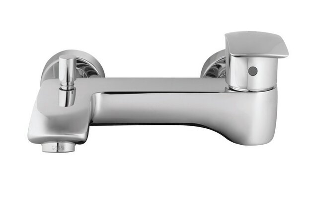 Elite vanová nástěnná baterie - hadice, držák, hlavice, Cr UH00374