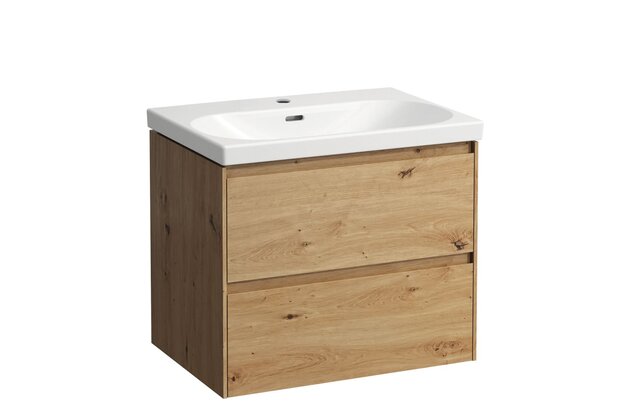 Lani skříňka pod umyvadlo 64x52 se 2 zásuvkami, pro umyvadlo H8100840001041 divoký dub H4035421122671