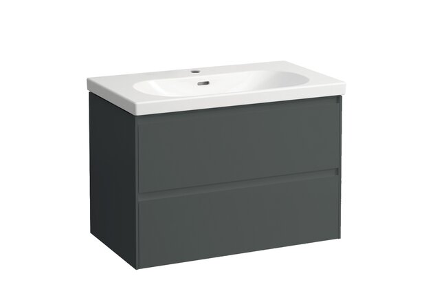 Lani skříňka pod umyvadlo 79x52 se 2 zásuvkami, pro umyvadlo H8100870001041 šedá traffic H4035521122661