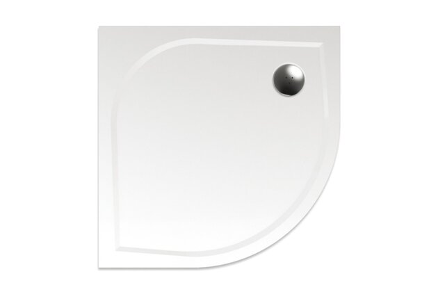 Vanička VIRGO (DREAM-M)90x90 R55, bílá, litý mram