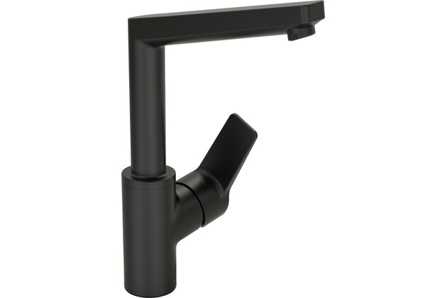 Baterie Hansa Twist umyvadlová stojánková černá mat, 0955220333