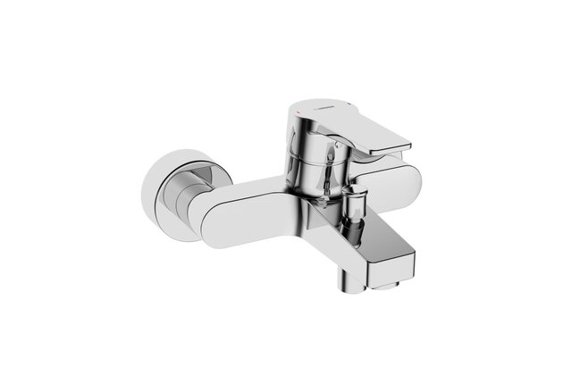 Baterie Hansa Twist vanová/sprchová nástěnná chrom, 09742183