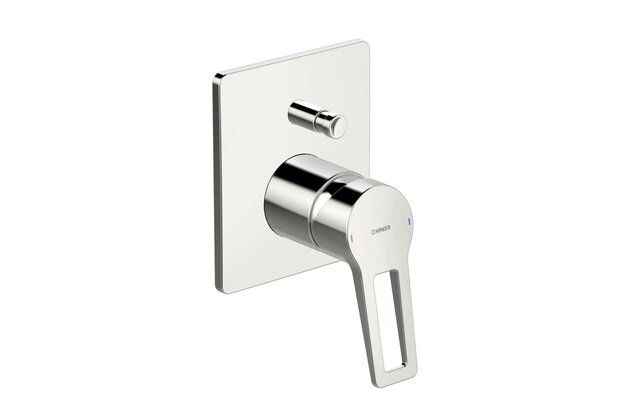 Nadomítkový díl Hansa Twist pro podomítkovou vanovou baterii chrom, 49769005