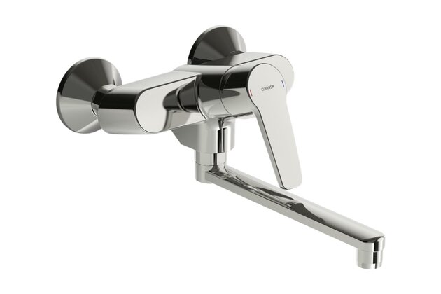 Baterie Hansa Polo 150mm dřezová nástěnná chrom, 51622193