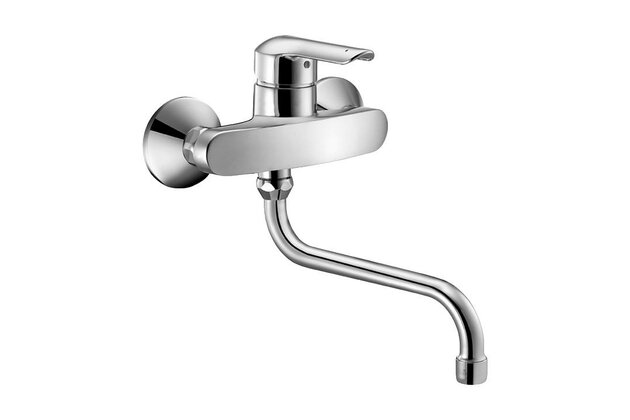 Baterie Hansa Vantis dřezová nástěnná chrom, 52532103