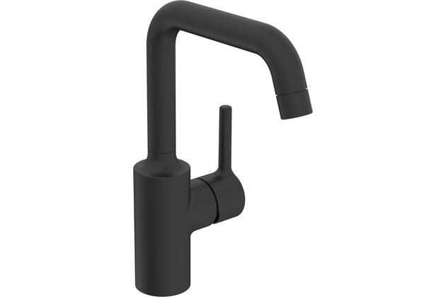 Baterie Hansa Vantis umyvadlová stojánková černá mat, 5255226733