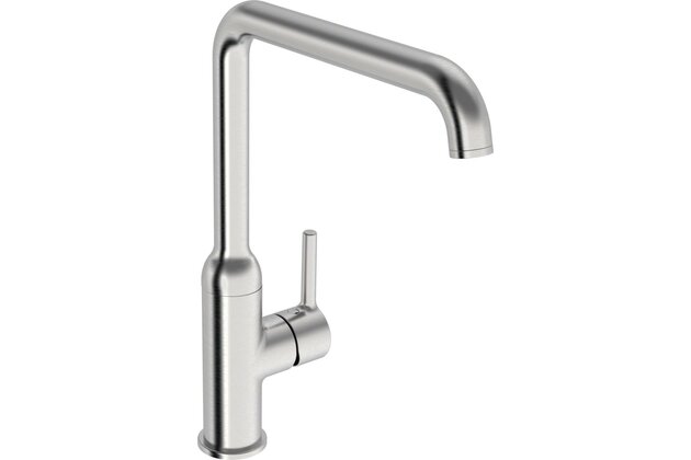 Baterie Hansa Vantis dřezová stojánková broušená ocel, 5420220780