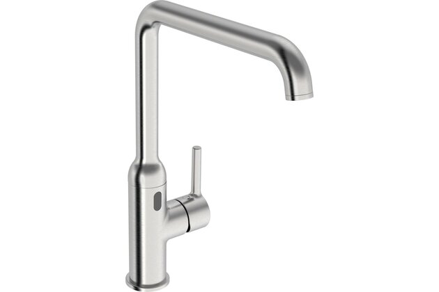 Baterie Hansa Vantis dřezová stojánková 230/9V Bluetooth broušená ocel, 5421220980