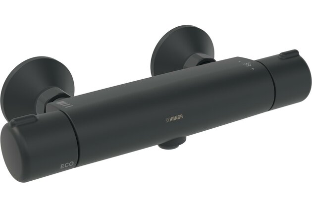 Baterie Hansa Micra sprchová nástěnná černá mat, 5815017133