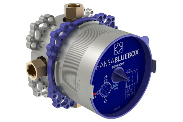 Těleso Hansa Bluebox pro podomítkovou vanovou a sprchovou baterii G1/2, 80000000
