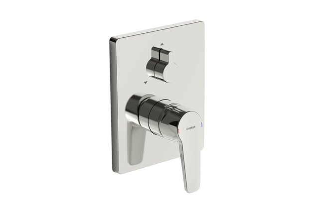 Nadomítkový díl Hansa Polo pro podomítkovou vanovou baterii chrom, 80609093