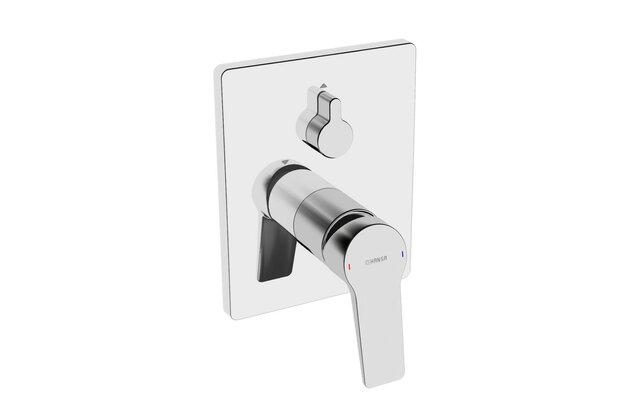 Nadomítkový díl Hansa Twist pro podomítkovou vanovou baterii chrom, 89843083