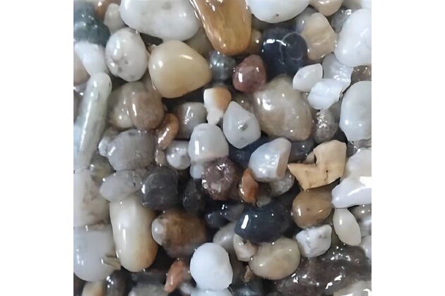 Říční štěrk Murexin 4 - 8 mm bílošedý plnivo pro kamenný  koberec 25 kg