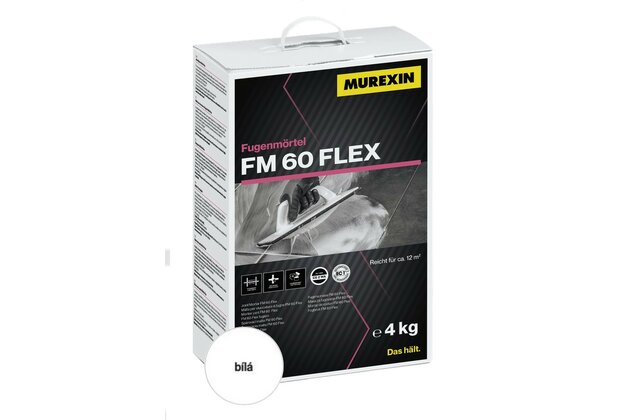 Spárovací malta Murexin FM 60 flex weiss 4 kg