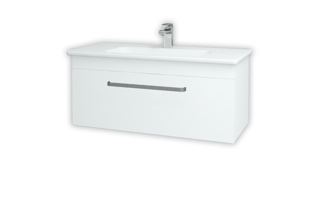 Aston SZZ 100 koupelnová skříňka bílá lesk N01 / bílá vysoký lesk L01 137557