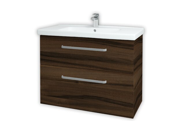 Big Inn SZZ2 100 koupelnová skříňka ořech D06 / ořech D06 133153