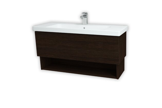 Invence SZZO 100 koupelnová skříňka (umyvadlo Harmonia) wenge D08 / wenge D08 147518