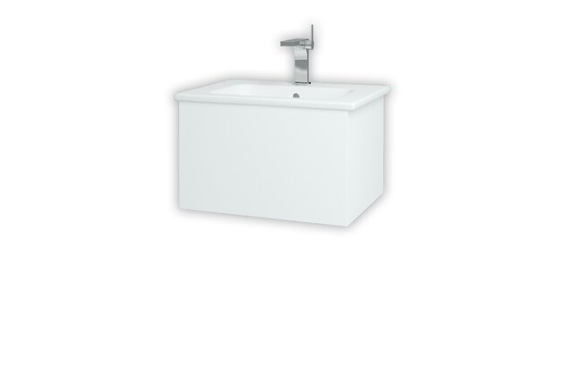 Variante SZZ 60 koupelnová skříňka (umyvadlo Euphoria) bílá lesk N01 / bílá vysoký lesk L01 159443