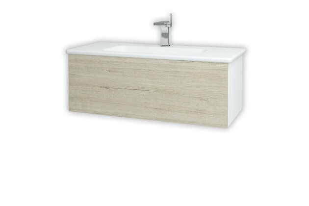 Variante SZZ 100 koupelnová skříňka (umyvadlo Euphoria) bílá lesk N01 / oregon D05 160494