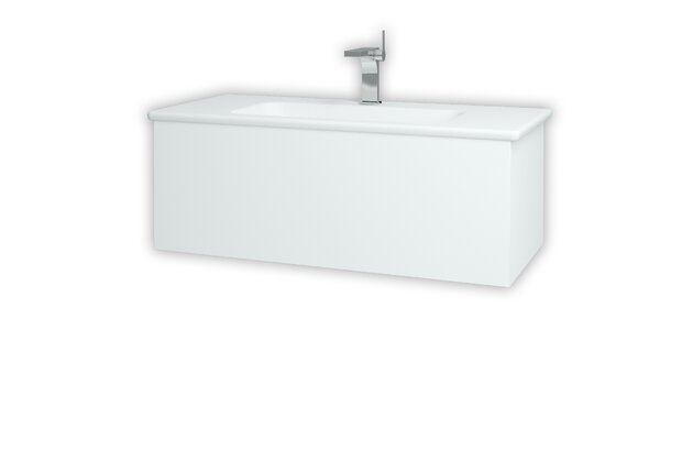 Variante SZZ 100 koupelnová skříňka (umyvadlo Euphoria) bílá lesk N01 / bílá vysoký lesk L01 160548