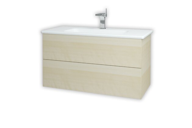 Variante SZZ2 100 koupelnová skříňka (umyvadlo Euphoria) bříza D02 / bříza D02 160616