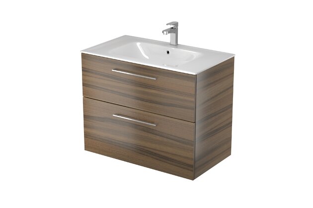 STAR SZZ2 90 sp.skříň 2 zásuv. ořech/ořech CROP 90